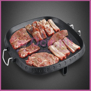 ✉Samgyeopsal BBQ GRILL Korean Barbeque Grill Plate (The Square Multi Roaster) NON ELECTRIC