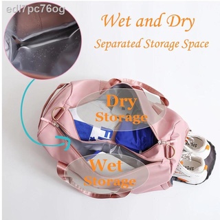 ◄✤✢Women Travel Bag Waterproof Weekender Bags Wet and Dry Separation Luggages Handbag Shoulder Bag