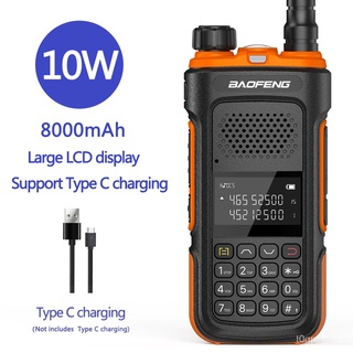 NEW 10W Baofeng UV-10R High Power 8000mAh Walkie Talkie Dual Band Transceiver Handheld With FCC&CE T