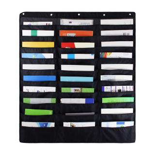 ❀BTF 30 Pocket Storage Pocket Chart Hanging Wall File Organize Your Assignments Files
