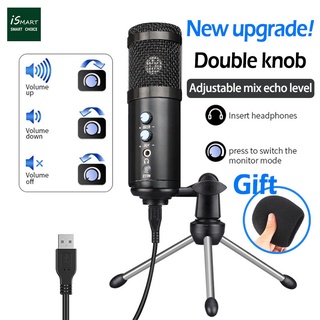 ✨In Stock✨USB Condenser Recording Microphone Podcast Instrument Live Broadcast Voice Chat Microphone Voice Over