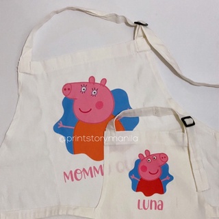 Aprons∋Personalized Customized Twinning Mother Child Daughter Son Apron