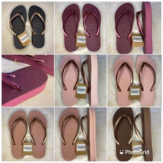 ☃﹊❍MALL PULL OUT HAVAIANAS SEMI WEDGE SLIPPERS FOR WOMEN (FREE BOX)