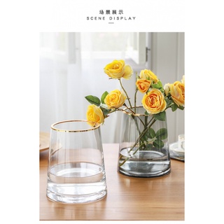 Transparent Glass Vase Nordic Style Light ins Living Room Home Decoration