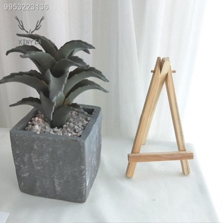 BNHJ11.19℗❀┇Mobile Phone Stand Mini card stand wood picture stand Small Easel Pine Wood Creative Hom
