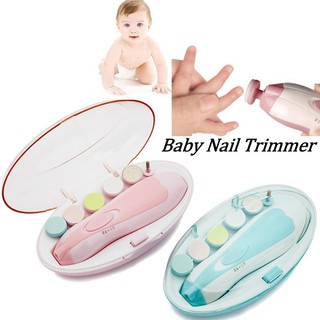 Baby Nail Trimmer Care Kit Manicure Pedicure Multifunctional Electric Safe Nail Clipper Cutter (1)