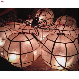 ▣▼Capiz Ball Lantern Indoor and Outdoor WITH FREE EXTRA BULB