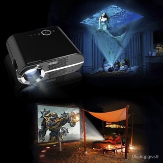 720P Video Projector Protable GP90 LCD Projector 3200 Luminous Efficiency LED Multimedia Home Cinema (2)