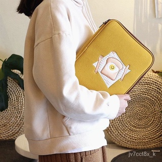 Ipad bag Korea embroidered ipad case laptop bag 11 inch 13 inch digital storage bag