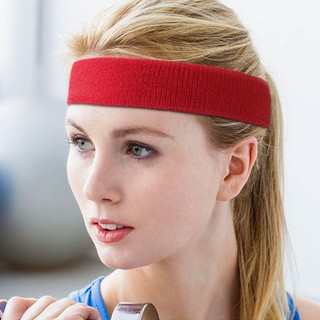 1pc Sports Headband Sweatband Unisex Elastic Sweat Towel Head Hair Band Fitness Basketball Running