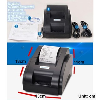 -BUNDLE 4Bill/5Coins Cash Drawer w/ SENDA JP58H Bluetooth Thermal Printer & 4PCS Thermal Paper (8)
