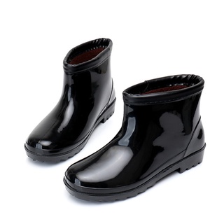 Cotton Boots Men Winter Warm Fur Shoes Waterproof Rain Boots Rubber Shoe 2020 New Male Ankle Boots W