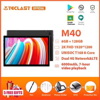 [Ready Stock]✚¤Teclast M40 10.1” Tablets Android 10.0 OS 6GB+128GB Dual 4G Call 8-Core Dual Camera A