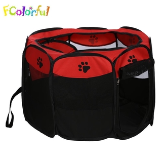 Jocestyle Portable Foldable Pet Dog Playpen Kennel Fence Indoor Outdoor Tent House Cage for Dog Cat