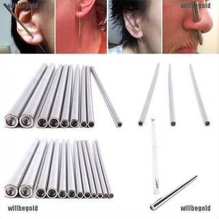 willbegold 1PC Surgical Steel Concave Taper Ear Expander Stretching Piercing Jewelry