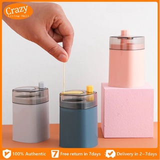 Household Toothpick Dispenser Automatic Toothpick Holder Container