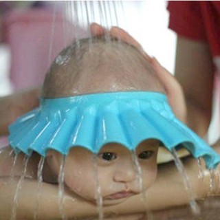 Adjustable Bath Shower Shampoo Cap Hair Washing Shield Soft Hat for Baby Kids Baby Monitor (1)