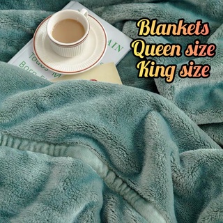 COD Plain Microfiber Blanket 150x200cm/180x200cm (DOUBLE SIZE SOFT KUMOT)/C10002 (1)