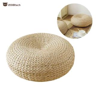 Tatami Cushion Round Straw Mat Chair Seat Pad Pillow Round Floor Tablemat [Tech] (1)