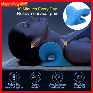 Neck Shoulder Stretcher Cervical Traction Device Cervical Pillow Relaxer Relief Massage Traction