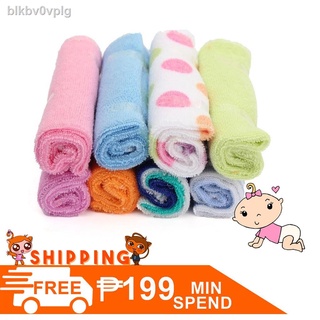 Hot hot style﹍Baby Newborn Bath Towel Washcloth Pack of 8 (Multicolor)