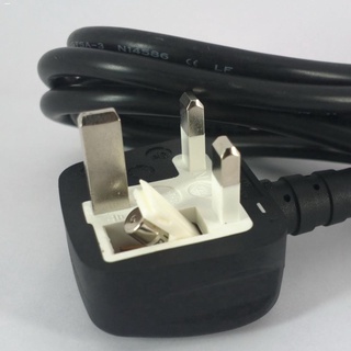 Electrical Safety❦∈✆Standard Heavy Duty Computer Power Cord with fuse Power Cable C13 IEC to UK Plu