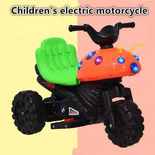 Children's electric motorcycle electric car pedal tricycle baby car battery carcharging bike for kid