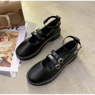 【Sell well】♣Japanese lolita small leather shoes female students wild thick-soled Mary Jane b日系lolita