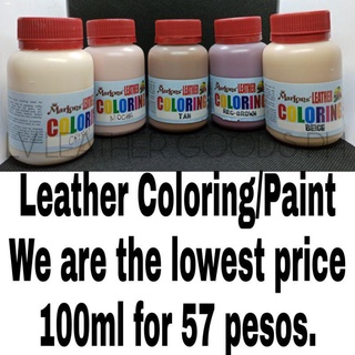 beauty☢✈Leather coloring paint for Shoes Bags Wallets Sofas 100ml