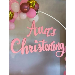 Calligraphy Backdrop Names || Customized Styro Names||Price is per letter