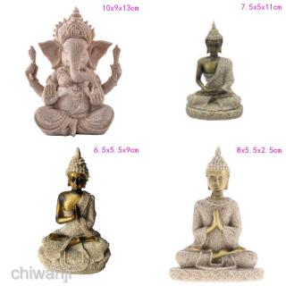 The Hue Sandstone India Buddha Statue Sculpture Handcarved Figurine - VARIOUS