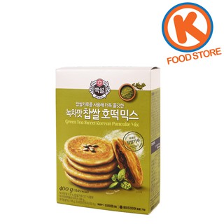 CJ Green Tea Sweet Korean Pancake Mix 400g Korean Foods Korean Products Cooking Essentials