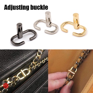 Adjustable Metal Buckle Chain Strap Length Adjustment Shorten for Crossbody Bags Chain Bag