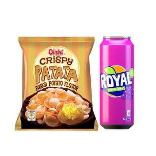 Royal Tru-Grape 325ml x Oishi Crispy Patata