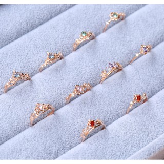 Disney Princess Plated 10K Gold Sailor Moon Ring（Adjustable size）free box package (8)