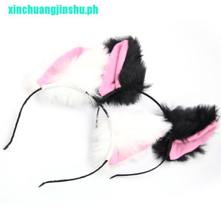 {SFC}Women Girls Fashion Cute Cat Ears Headband Cosplay Costume Party Accessories