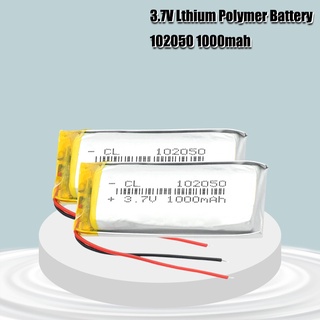 3.7V 1000mAh 102050 Lithium Polymer Li-Po li ion Rechargeable Battery For MP3 MP4 MP5 GPS DVD tablet