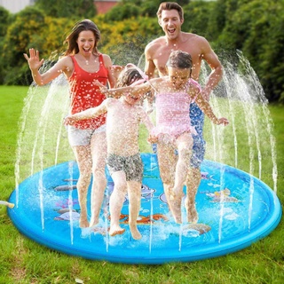 [Spot] Inflatable water spray swimming pool baby sprinkler mat for children