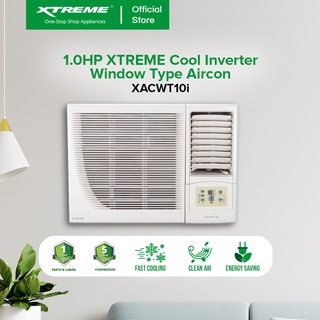XTREME COOL 1.0HP INVERTER Window Type Air Conditioner with Remote Control (White) [XACWT10i]