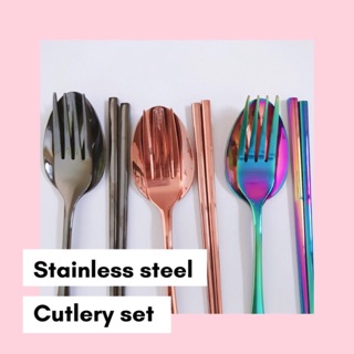Colored Stainless Steel Cutlery Sets