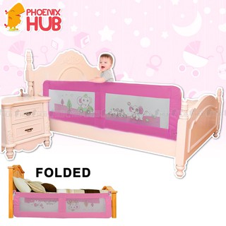 【Ready Stock】Baby Safe ✓Phoenix Hub B702 Baby Bed Guard Infant Bedside Safe Protective Barrier Bed F
