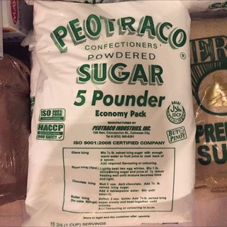Peotraco Confectioners Sugar 5 pounder Powdered Sugar