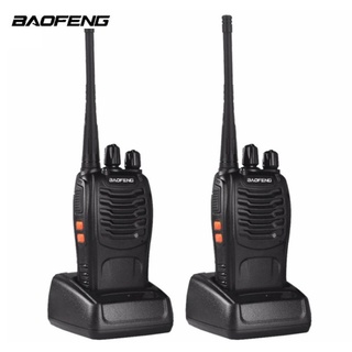 【Fast shipping】 Baofeng BF 888S 5W Interphone Two Way Radio Walkie Talkie (1Set / 2 units) UHF