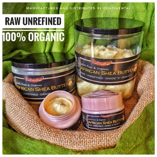 AFRICAN SHEA BUTTER by. Continental Boutique (100% Pure Raw Unrefined Shea Butter, 100% Organic)