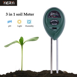 3in1 Soil Tester Meter Garden Lawn Plant Moisture PH Sensor