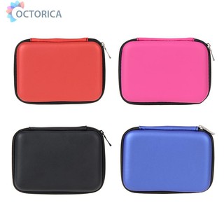 OCTORICA 2.5" External Hard Drive Disk HDD Headset Protective Bag Carry Case Cover Pouch