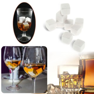 6pcs/set Whiskey Stones Sipping Ice Cube Whisky Stone Rock Wine Cooler (1)