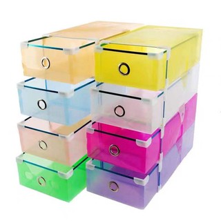 Colorful Stockable ShoeBox Storage Organizer shoe box Home Living Storage Organization shoes box