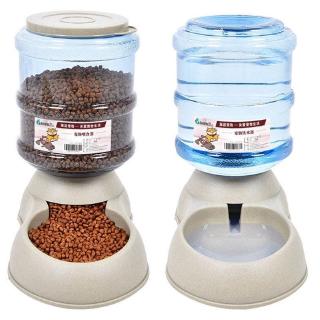 On Sale 3.8L Automatic Pet Feeder Large Capacity Dogs Non-slip Drinking Cats Dog Puppy Food Dish