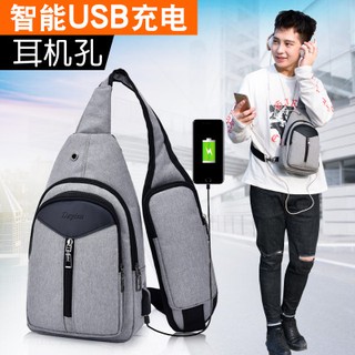 Multi function USB charging bag Anti Theft travel backpack